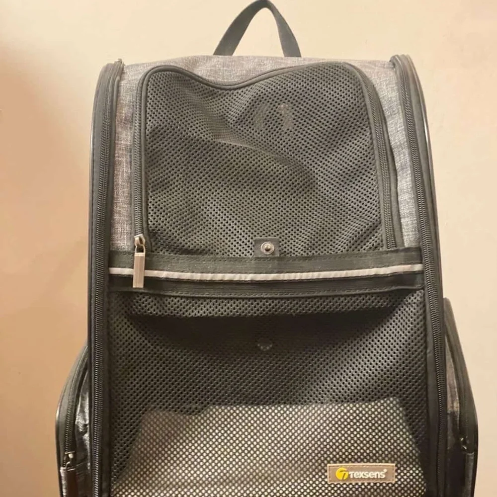 ComfortPet gray Breathable Backpack Carrier for Dogs & Cats